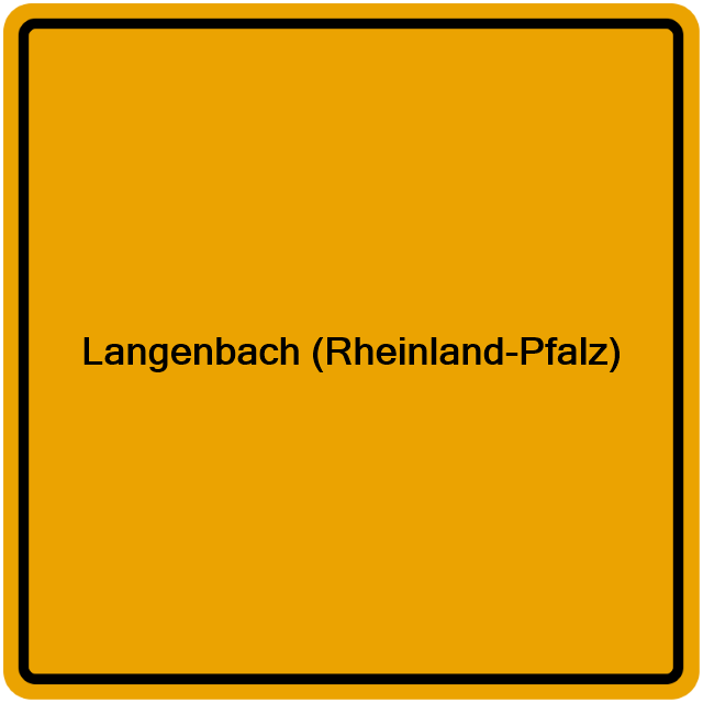 Einwohnermeldeamt24 Langenbach (Rheinland-Pfalz)